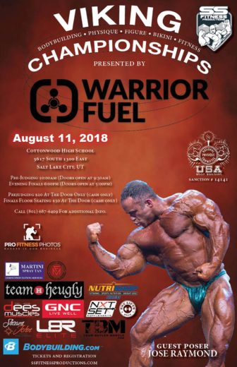 2018 NPC Viking Championships Competitor Placings