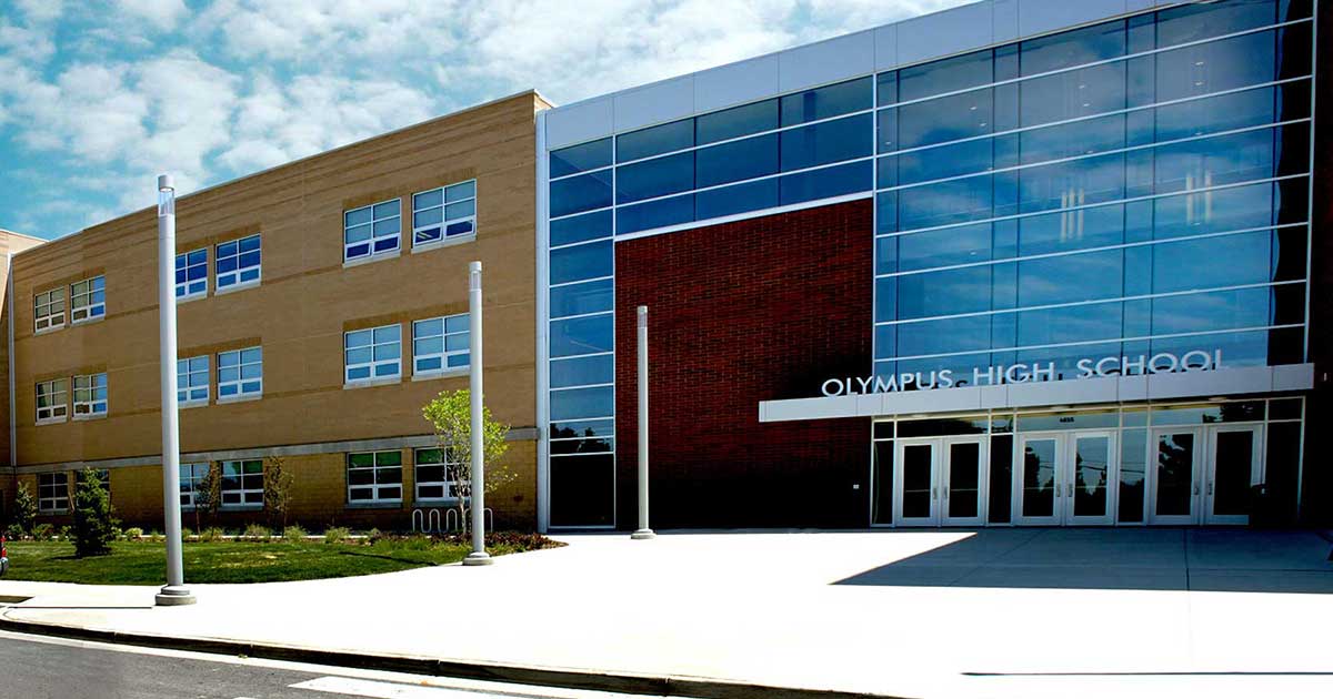 Olympus High School is located at 4055 S 2300 E, Holladay, UT 84124