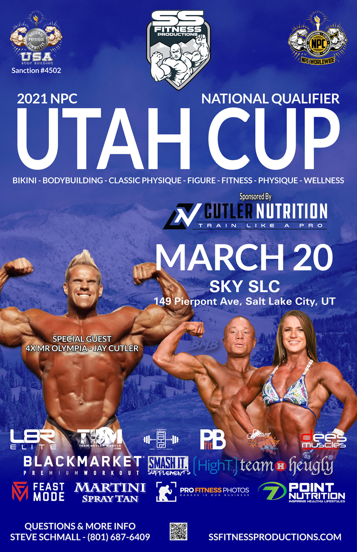 2021 NPC Utah Cup Placings SS Fitness Productions Bodybuilding