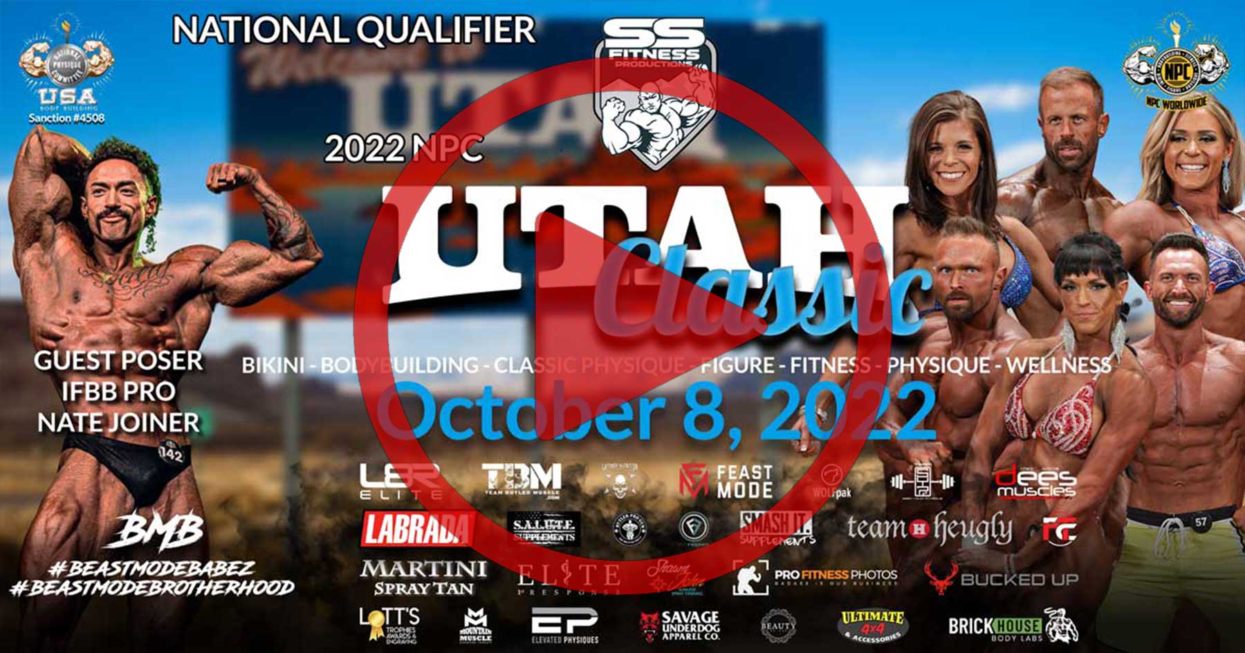 2023 NPC Utah Classic SS Fitness Productions Bodybuilding, Fitness