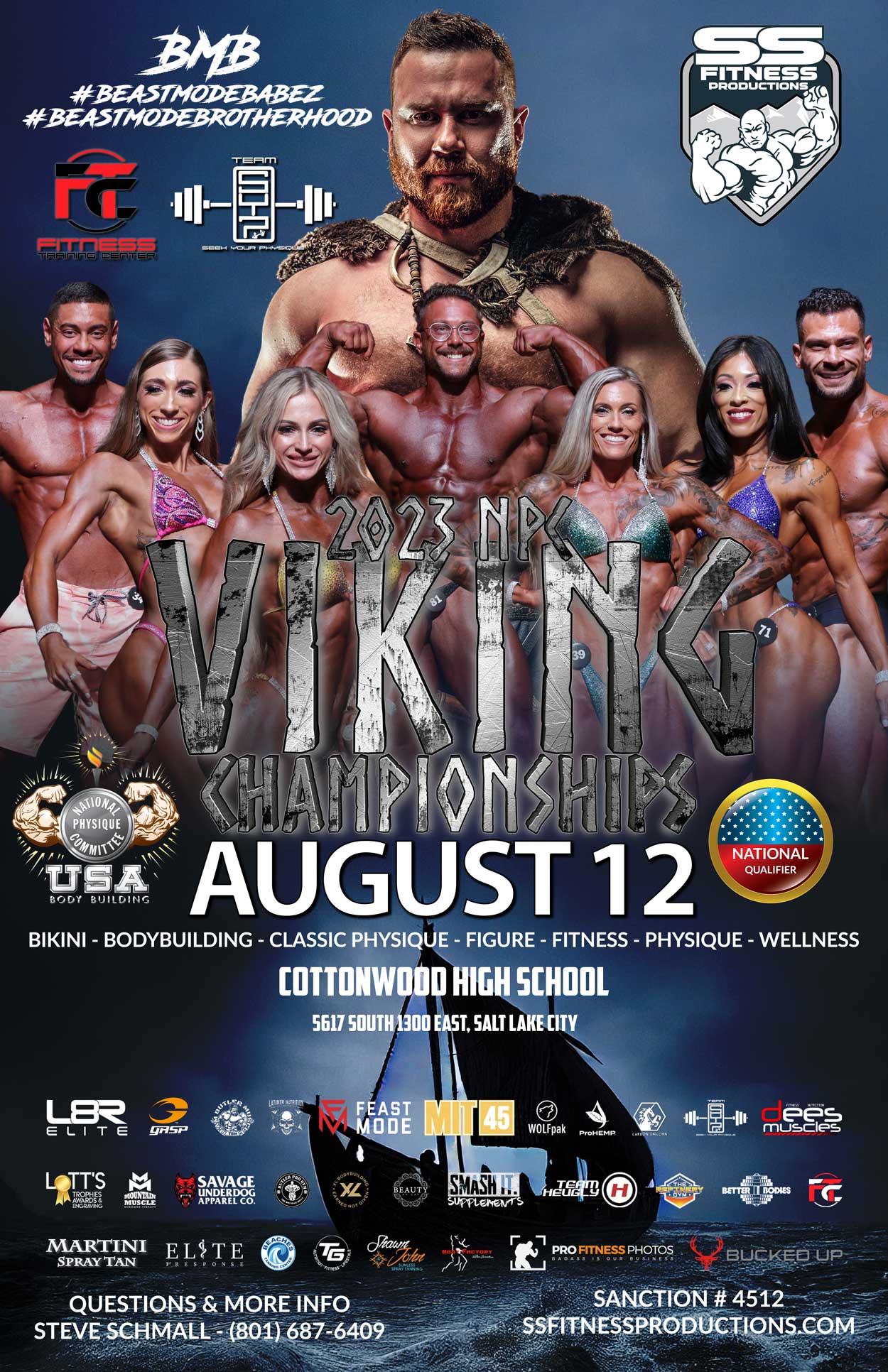 2024 NPC Viking Championships - SS Fitness Productions - Bodybuilding,  Fitness, Figure, Bikini and Physique Competitions