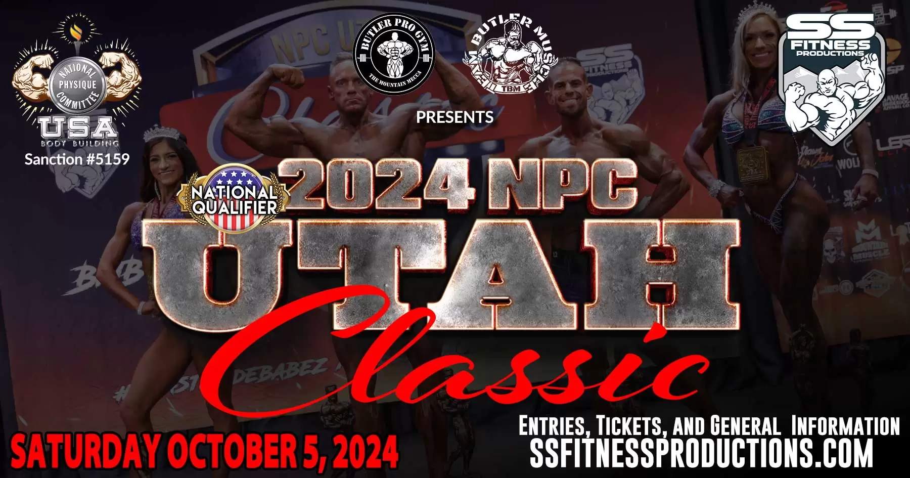 2024 Butler Pro Gym & Team Butler Muscle NPC Utah Classic